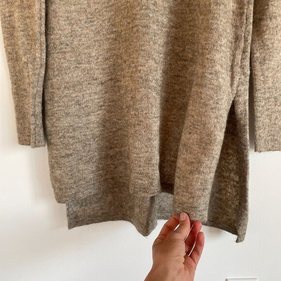 H&M Light Brown Mockneck Tunic Sweater - Picture 4 of 7